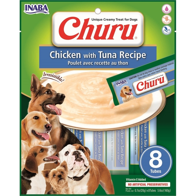 Churu koeramaius kana ja tuunikalaga 8x20g Churu koeramaius kana ja tuunikalaga 8x20g