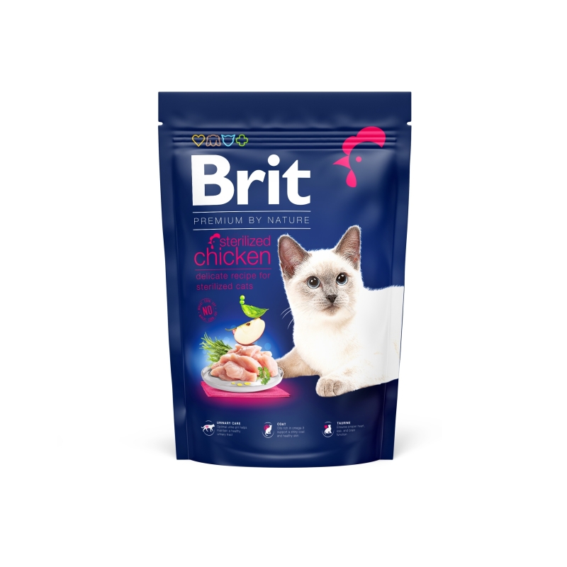 Brit Premium Cat Sterilized Chicken kassitoit 1,5kg Brit Premium Cat Sterilized Chicken kassitoit 1,5kg