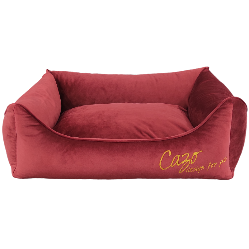 Cazo Soft Bed Milan punane pesa koertele 93x72cm Cazo Soft Bed Milan punane pesa koertele 93x72cm
