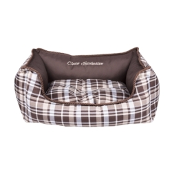 Cazo Soft Bed Scotland Line pruun pesa koertele 95x70cm