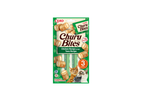 Churu Bites kassimaius kana ja tuunikalaga 3x10g