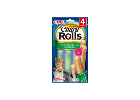 Churu Rolls kassimaius kana ja tuunikalaga 4x10g