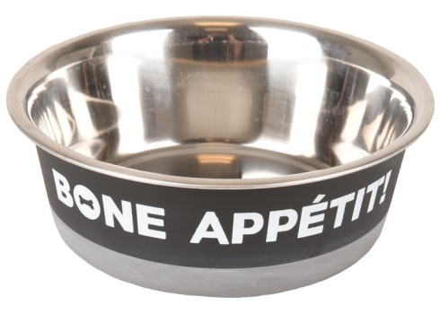 Flamingo metallkauss Bone Appetit koerale ø 17cm - 900ml