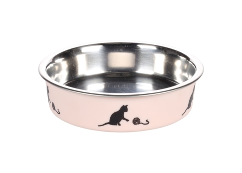 Flamingo libisemisvastase põhjaga roosa kauss kassile ø 11cm - 160ml