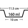 Flamingo libisemisvastase põhjaga roosa kauss kassile ø 11cm - 160ml
