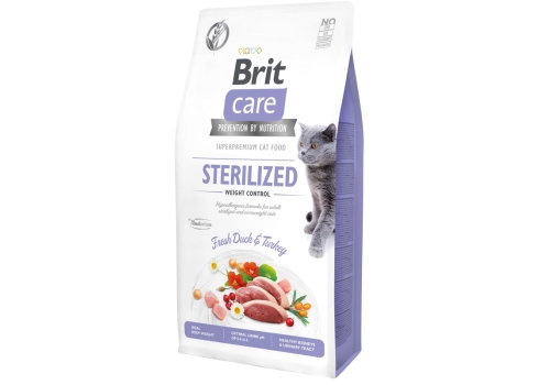 Brit Care Cat Grain-Free Sterilized Weight Control kassitoit 7kg