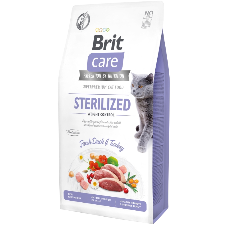 Brit Care Cat Grain-Free Sterilized Weight Control kassitoit 7kg Brit Care Cat Grain-Free Sterilized Weight Control kassitoit 7kg