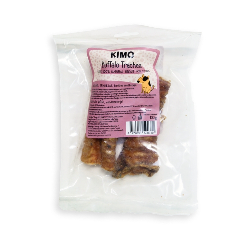 Kimo kuivatatud pühvli kõri 100g Kimo kuivatatud pühvli kõri 100g