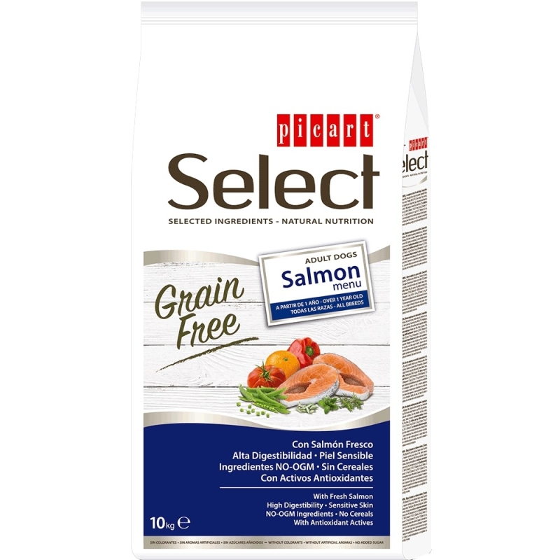 Select Adult Grain Free Salmon Menu koeratoit 10kg Select Adult Grain Free Salmon Menu koeratoit 10kg