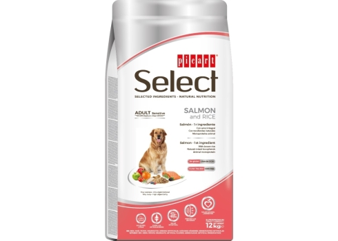 Select Adult Sensitive Salmon and Rice koeratoit 12kg