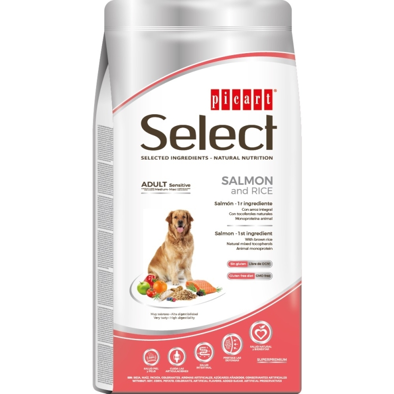 Select Adult Sensitive Salmon and Rice koeratoit 3kg Select Adult Sensitive Salmon and Rice koeratoit 3kg