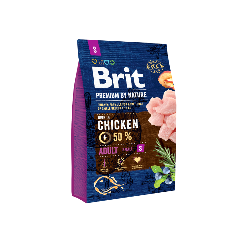 Brit Premium by Nature Adult S koeratoit 3 kg Brit Premium by Nature Adult S koeratoit 3 kg