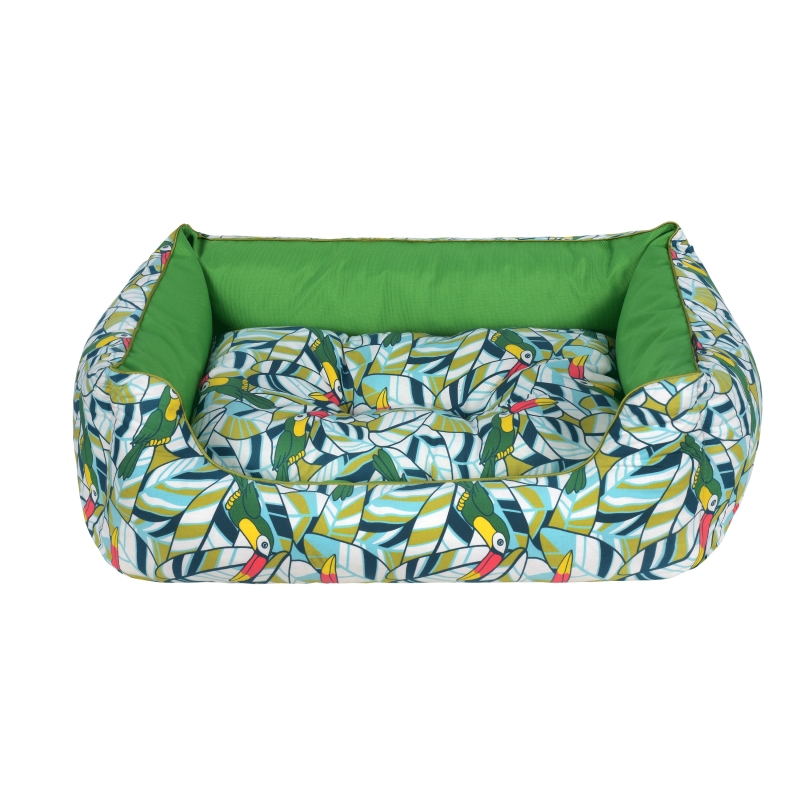 Cazo Soft Bed Cotton Toucan pesa koertele 75x60cm Cazo Soft Bed Cotton Toucan pesa koertele 75x60cm
