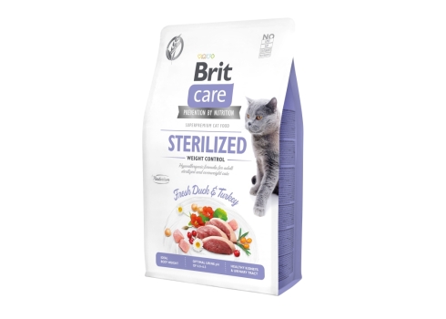 Brit Care Cat Grain-Free Sterilized Weight Control kassitoit 2kg