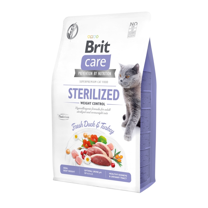 Brit Care Cat Grain-Free Sterilized Weight Control kassitoit 2kg Brit Care Cat Grain-Free Sterilized Weight Control kassitoit 2kg