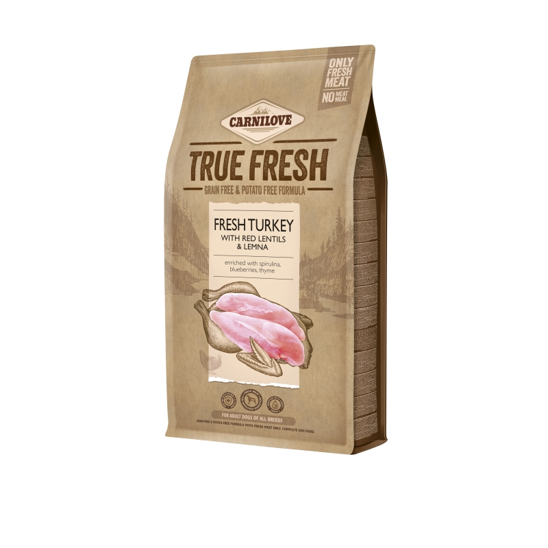 Carnilove True Fresh Turkey koeratoit 4 kg Carnilove True Fresh Turkey koeratoit 4 kg