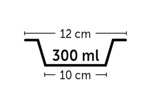 Flamingo libisemisvastase põhjaga hall kauss koerale ø 12cm - 300ml
