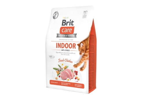 Brit Care Cat Grain-Free Indoor Anti-Stress kassitoit 2 kg