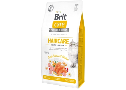 Brit Care Cat Grain-Free Haircare Healthy & Shiny coat kassitoit 7 kg
