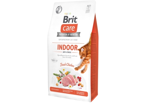 Brit Care Cat Grain-Free Indoor Anti-Stress kassitoit 7 kg