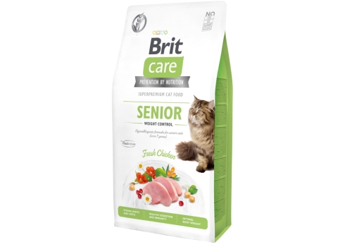 Brit Care Cat Grain-Free Senior Weight Control kassitoit 7 kg