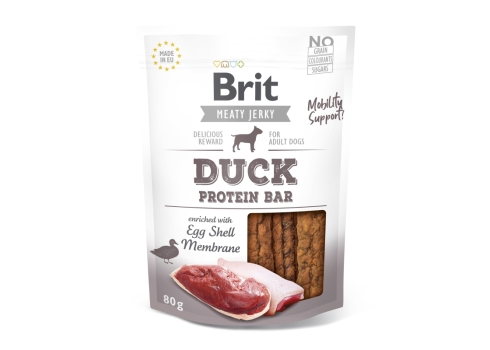 Brit Jerky Duck Protein Bar Snack närimismaius koertele 80g