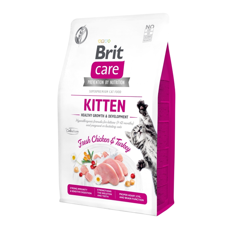 Brit Care Cat Grain-Free Kitten Healthy Growth kassitoit 2 kg Brit Care Cat Grain-Free Kitten Healthy Growth kassitoit 2 kg