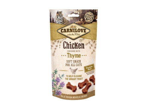 Carnilove Cat Snack Chicken Thyme närimismaiused kassile 50g