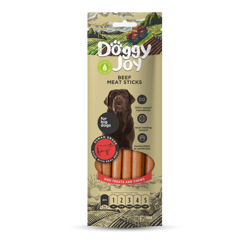 Doggy Joy beef meat sticks närimismaiused koertele 45g