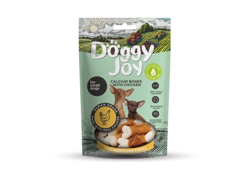 Doggy Joy calcium bones with chicken närimismaiused koerale 55g