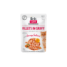 Brit Care Fillets in Gravy Savory Salmon märgtoit kassidele 85g