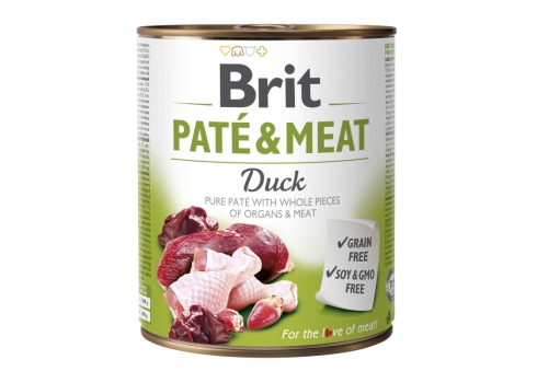 Brit Care Duck Paté & Meat konserv koertele 800g
