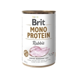 Brit Mono Protein Rabbit konserv koertele 400g
