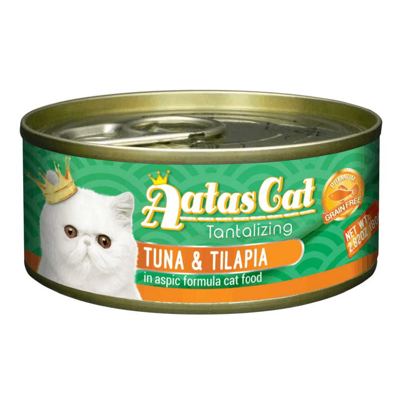 Aatas Cat Tantalizing Tuna & Tilapia konserv kassile 80g Aatas Cat Tantalizing Tuna & Tilapia konserv kassile 80g