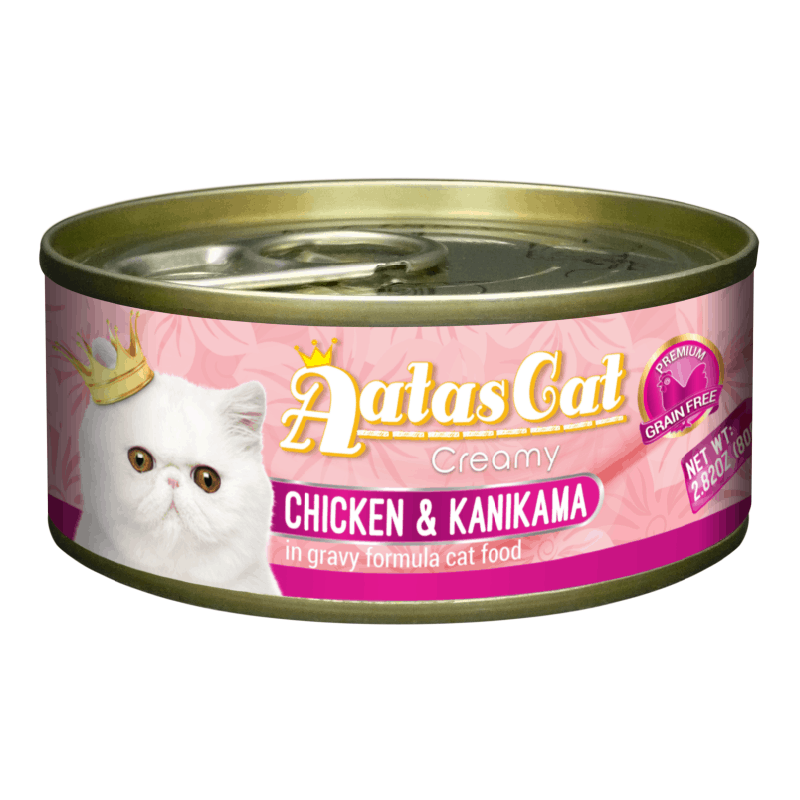 Aatas Cat Creamy Chicken & Kanikama konserv kassile 80g Aatas Cat Creamy Chicken & Kanikama konserv kassile 80g