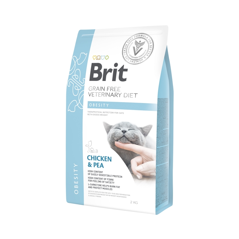 Brit Veterinary Diet Obesity erisööt kassidele 2kg Brit Veterinary Diet Obesity erisööt kassidele 2kg