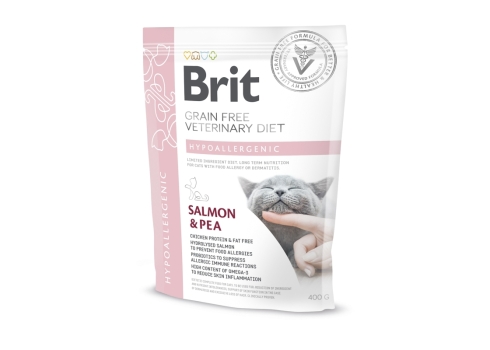 Brit Veterinary Diet Hypoallergenic erisööt kassidele 400g