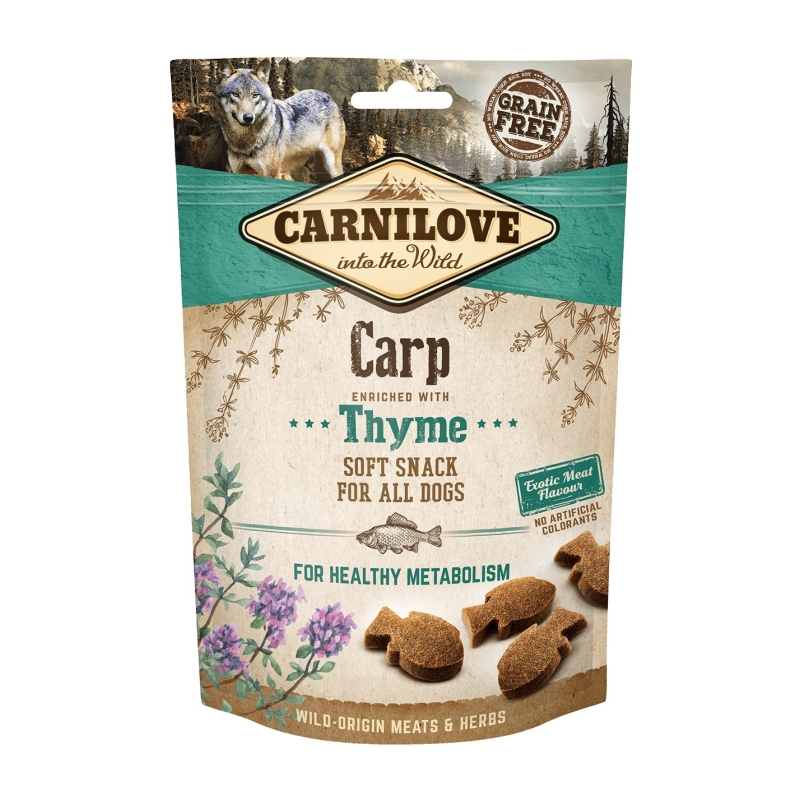 Carnilove Dog Snack Carp & Thyme maiused koerale 200g Carnilove Dog Snack Carp & Thyme maiused koerale 200g