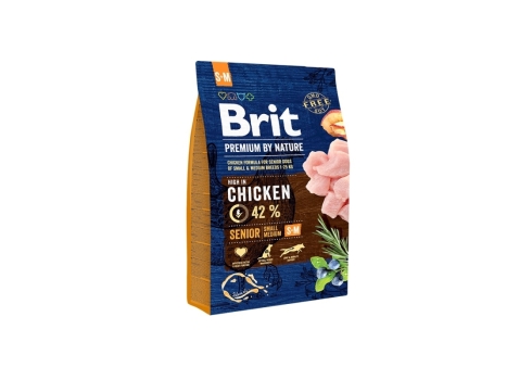 Brit Premium by Nature Senior S+M koeratoit 3 kg