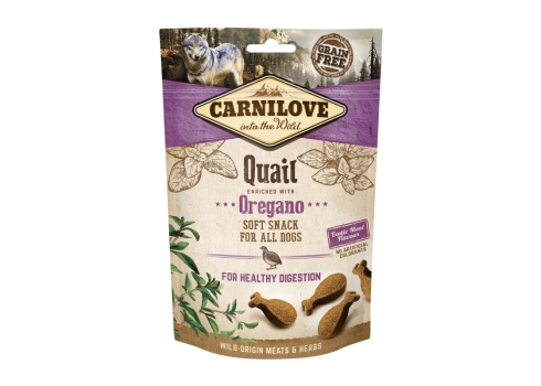 Carnilove Dog Snack Quail & Oregano maiused koerale 200g