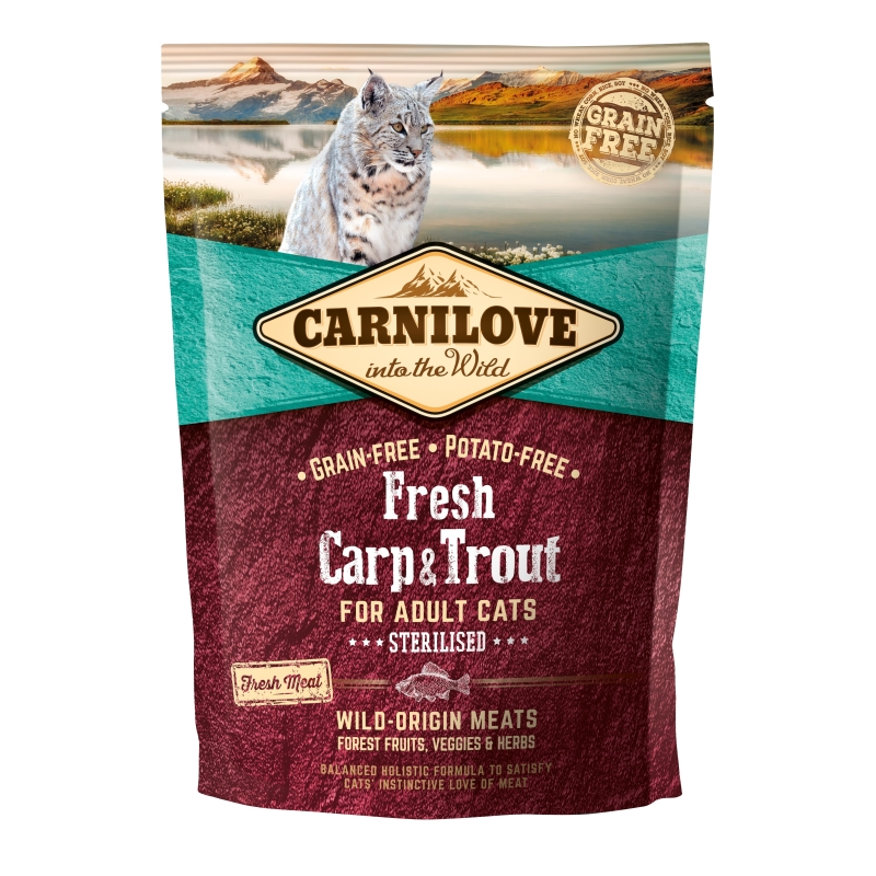 Carnilove Fresh Carp & Trout for Sterilised kassitoit 400g
