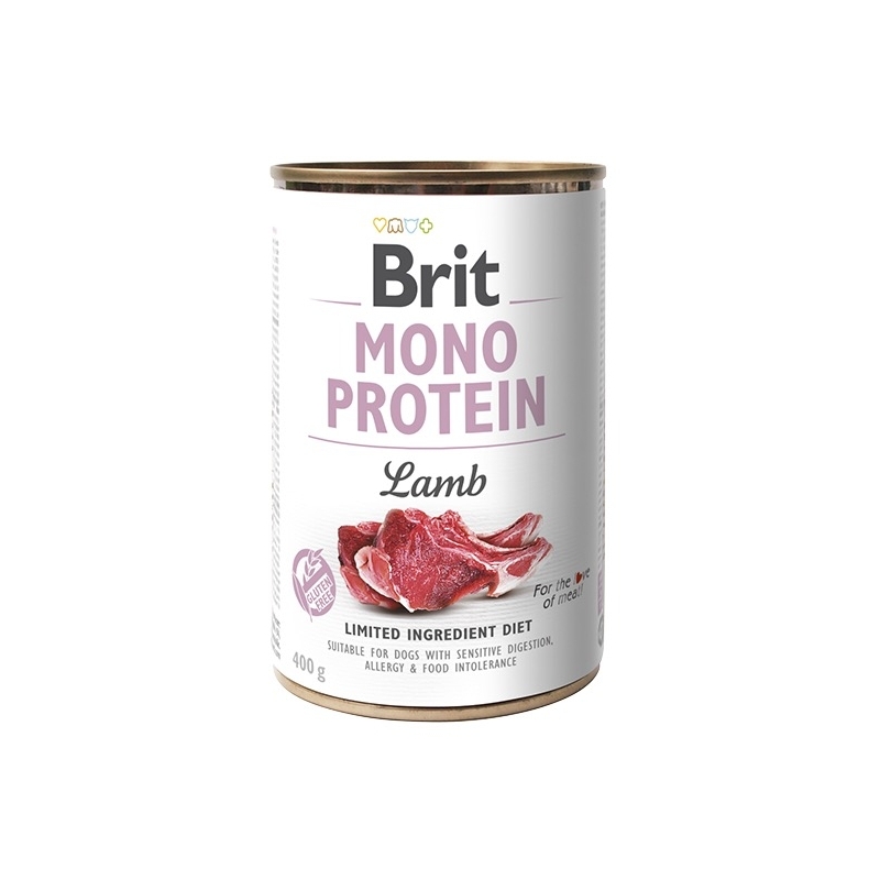 Brit Mono Protein Lamb konserv koertele 400g Brit Mono Protein Lamb konserv koertele 400g