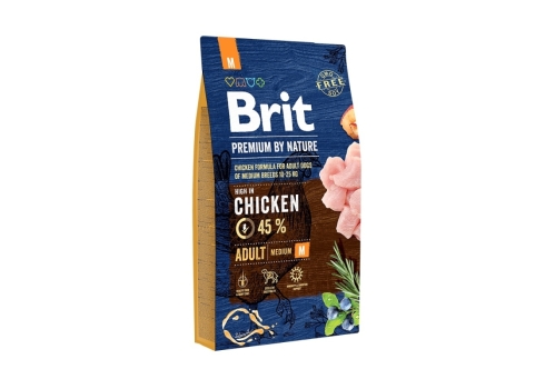Brit Premium by Nature Adult M koeratoit 3 kg