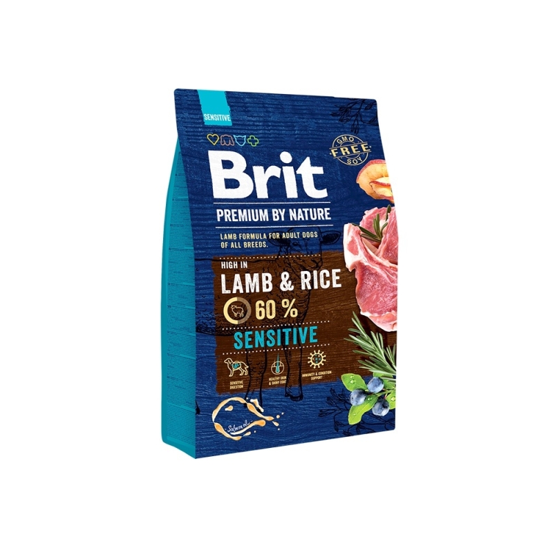 Brit Premium by Nature Sensitive Lamb koeratoit 3 kg Brit Premium by Nature Sensitive Lamb koeratoit 3 kg