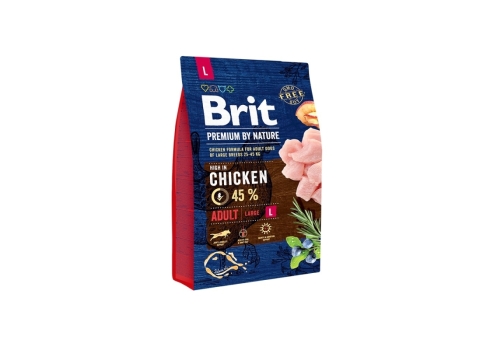 Brit Premium by Nature Adult L koeratoit 3 kg
