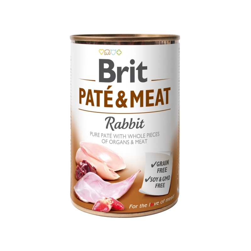 Brit Care Rabbit Paté & Meat konserv koertele 400g Brit Care Rabbit Paté & Meat konserv koertele 400g