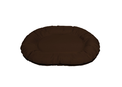 Cazo Oval Bed pruun pesa koertele 75x100x15cm