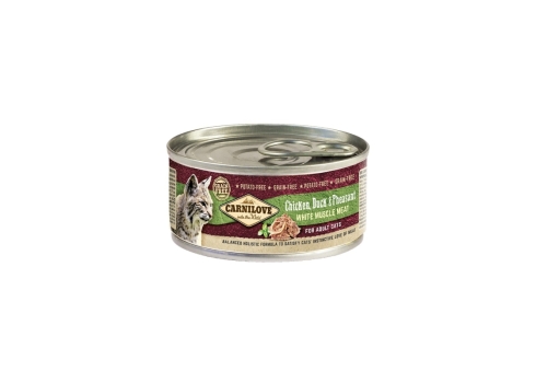 Carnilove Cat Chicken Duck & Pheasant konserv kassidele 100g