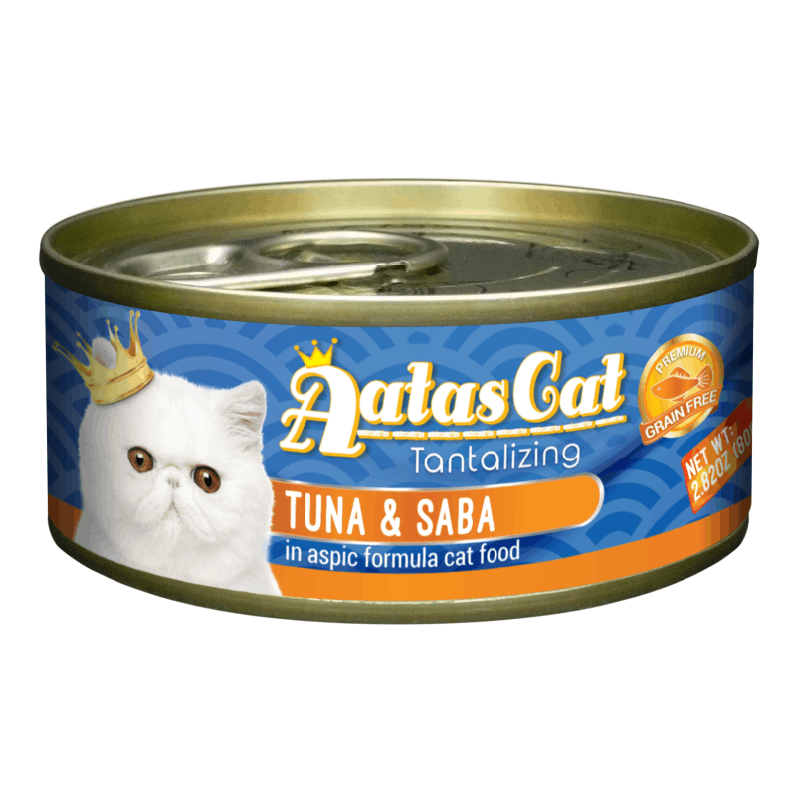 Aatas Cat Tantalizing Tuna & Saba konserv kassile 80g Aatas Cat Tantalizing Tuna & Saba konserv kassile 80g