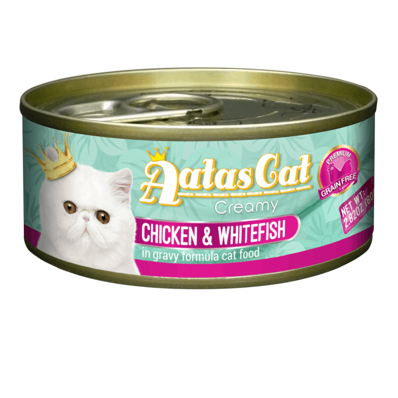 Aatas Cat Creamy Chicken & Whitefish konserv kassile 80g Aatas Cat Creamy Chicken & Whitefish konserv kassile 80g